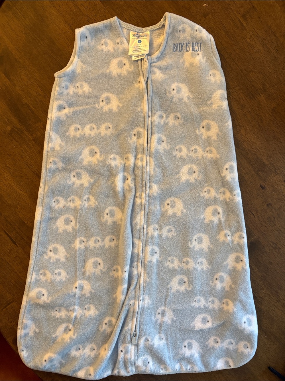 Blue Elephant Halo Sleep Sack